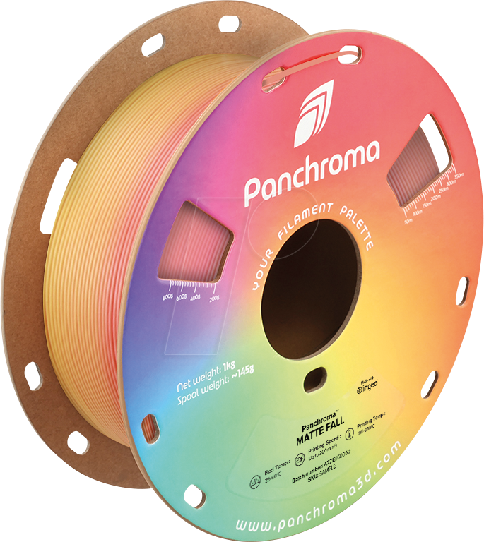 POLYMAKER CA4054 - Filament, Panchroma PLA, Gradient Matte Fall, 1,75 mm, 1 kg