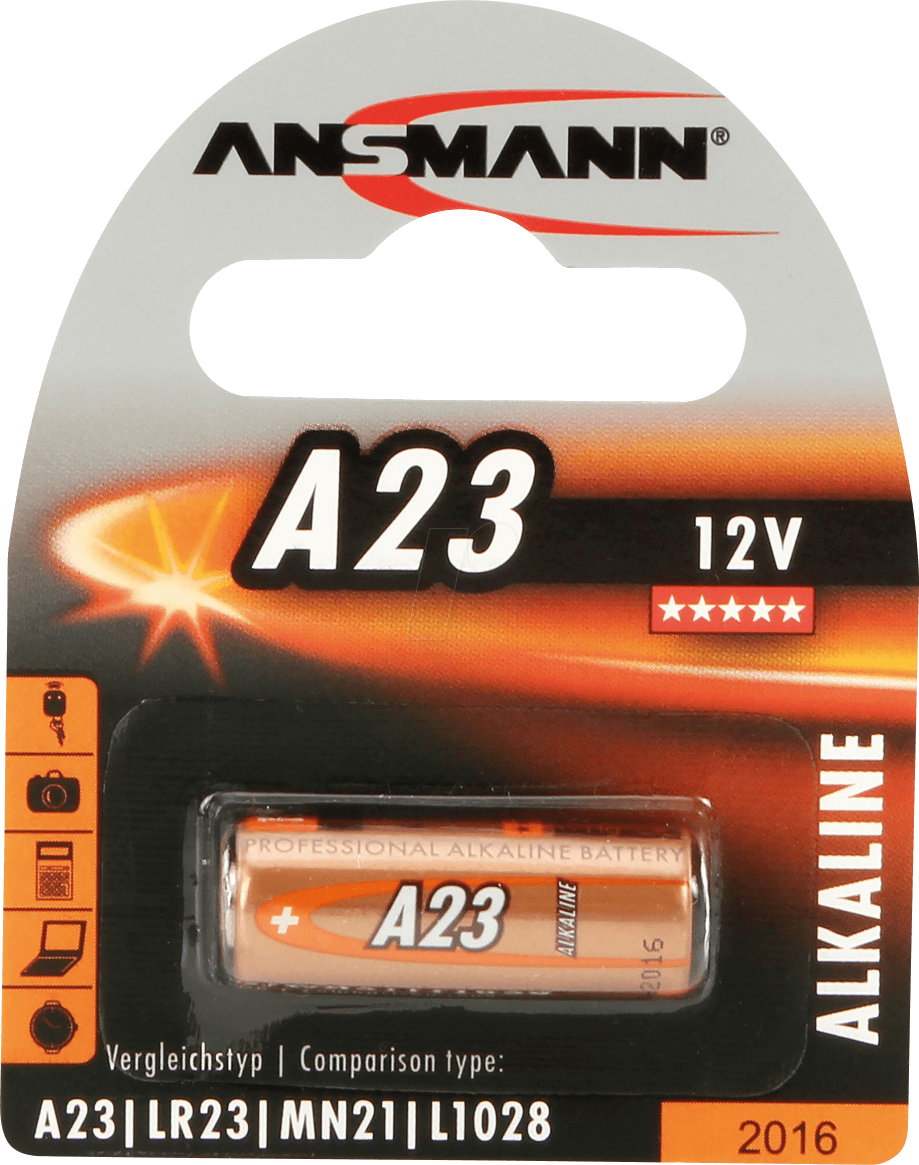 Thumbnail - ANS 5015182 - Alkaline Batterie, A23, 1er-Pack