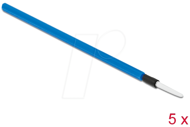 DELOCK 86780 - LWL Reinigungsstäbchen, 5 Stück