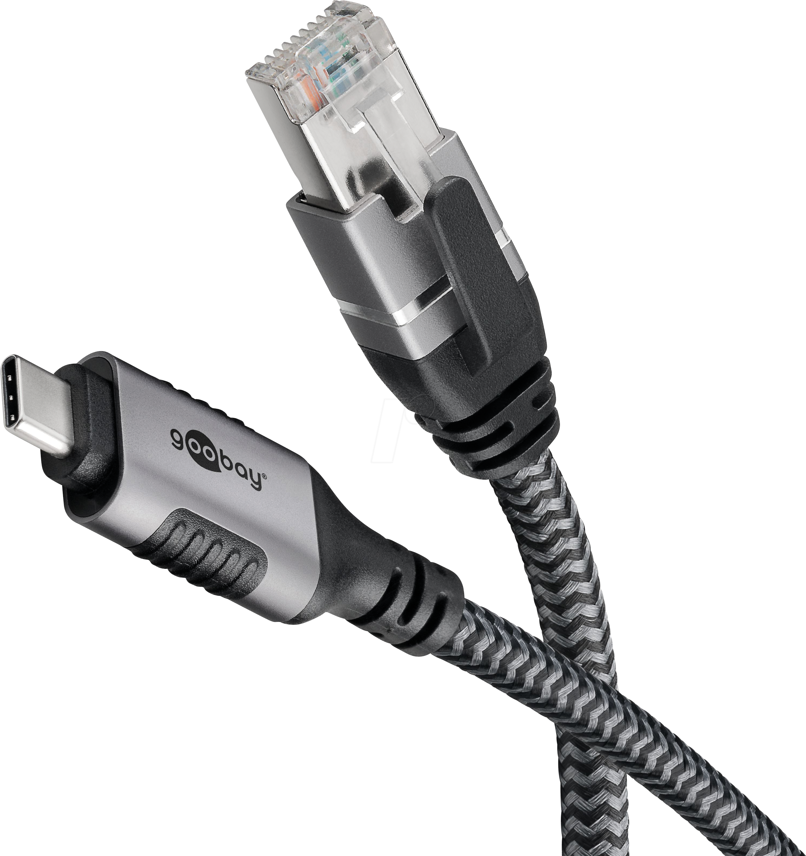 Thumbnail - GOOBAY 70696 - Netzwerkadapter, Kabel, USB 3.1 Typ C, Gigabit Ethernet, 1 m