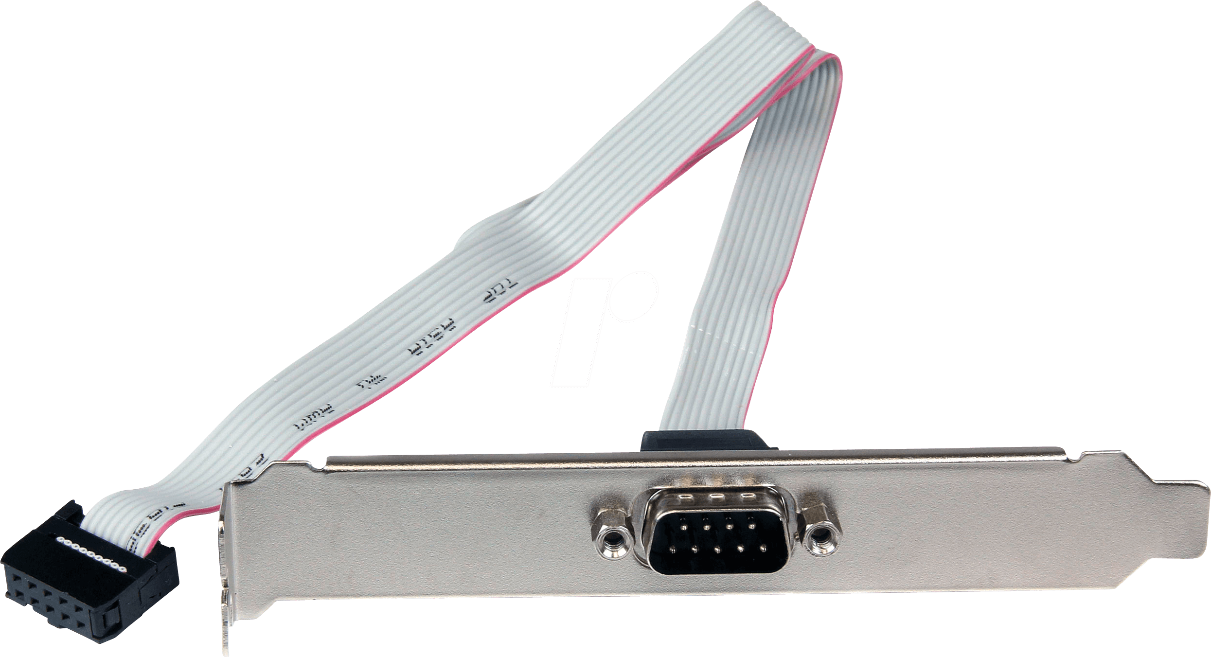 ST PLATE9M16 - Slotblende 1x DB-9 > 1x IDC