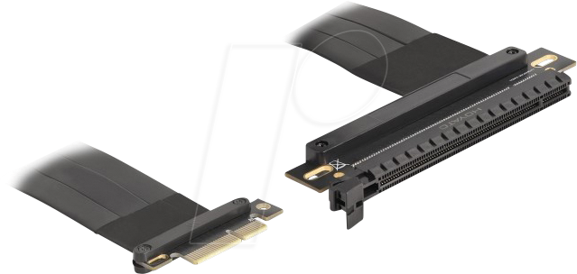 DELOCK 81498 - Riser Karte PCIe 3.0 x4 > x16, 30 cm Kabel