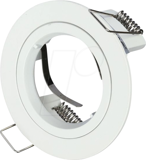 VT-3642 - Deckeneinbauring, rund, weiß