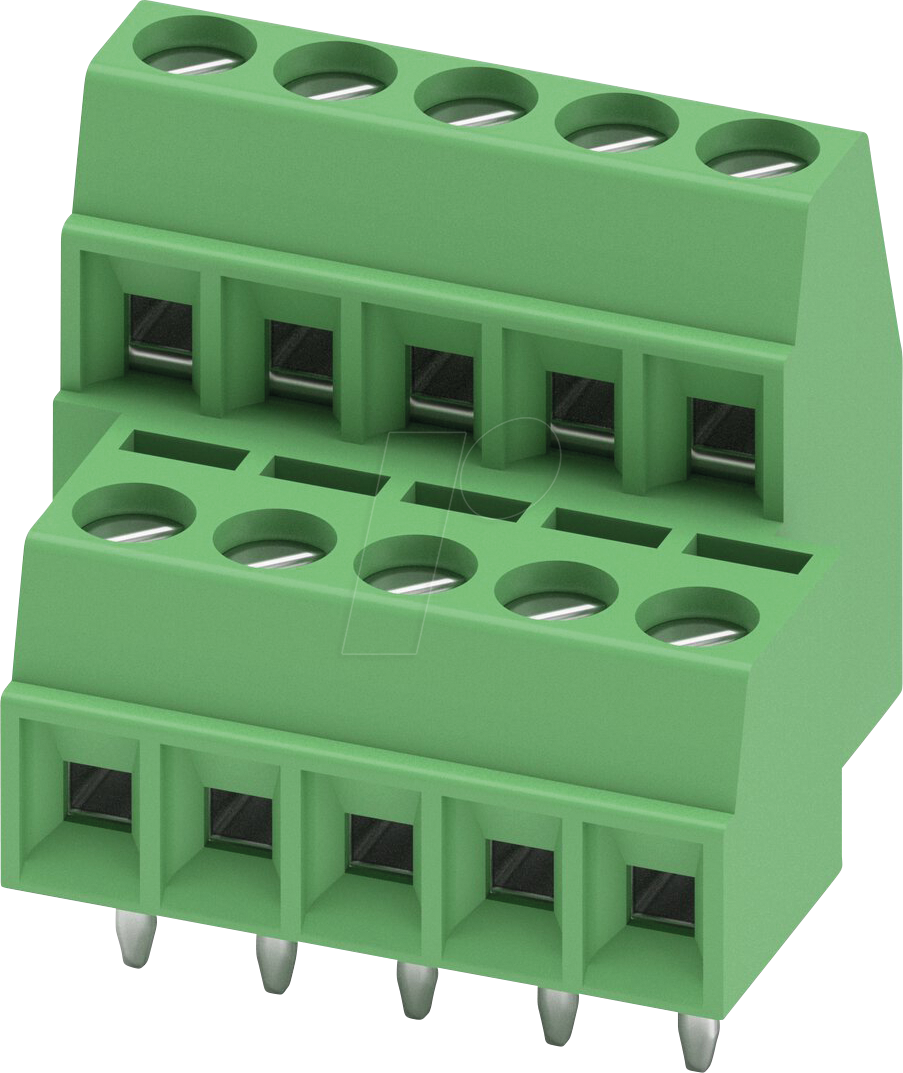 MKKDS 1 5 3,5 - Leiterplattenklemmenblock, 10 polig, RM: 3,5 mm, 0,2 - 1,5 mm²