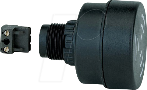 WERMA 10900068 - Elektr. Summer EM Dauerton 230VAC BK