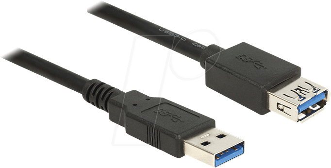DELOCK 85053 - USB 5 Gb/s Kabel, A Stecker auf A Buchse, 0,5 m