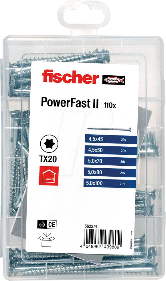 FD 562274 - Meisterbox - PowerFast II SK TG TX, 110 Teile
