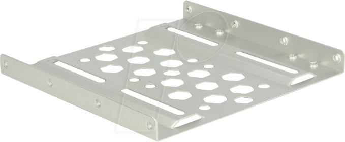 DELOCK 21289 - Aluminium Einbaurahmen 2.5 zu 3.5 silber