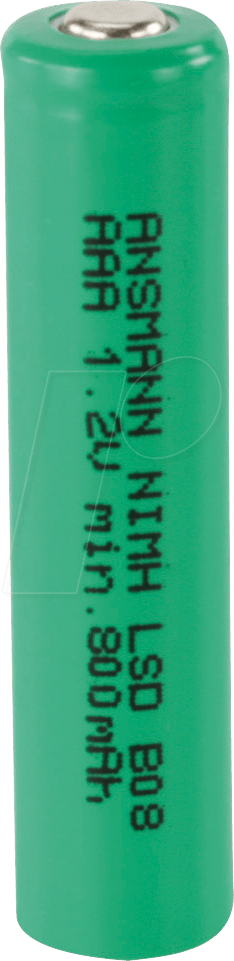 ANS MX AAA800 - Industriezelle, NiMh, AAA (Micro), 1,2 V, 800 mAh, Flat Top