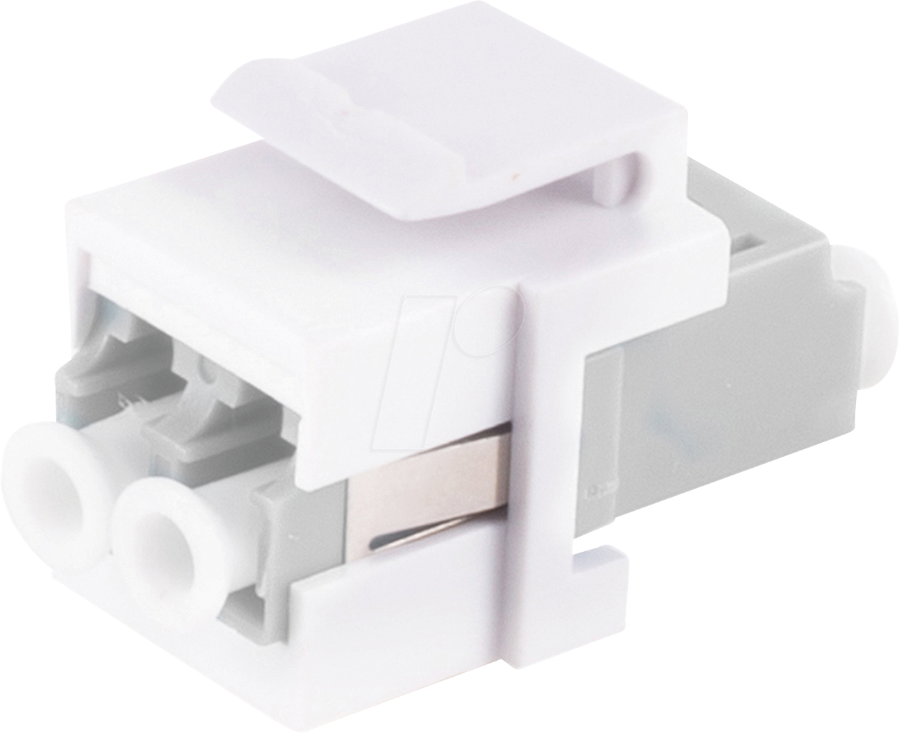 SHVP BS08-10204 - Keystone Modul, LC Duplex, OM1 / OM2, beige