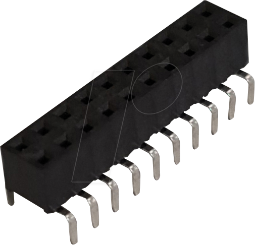 BKL 10122233 - Buchsenleiste zweireihig mit Dual Entry, 2x10