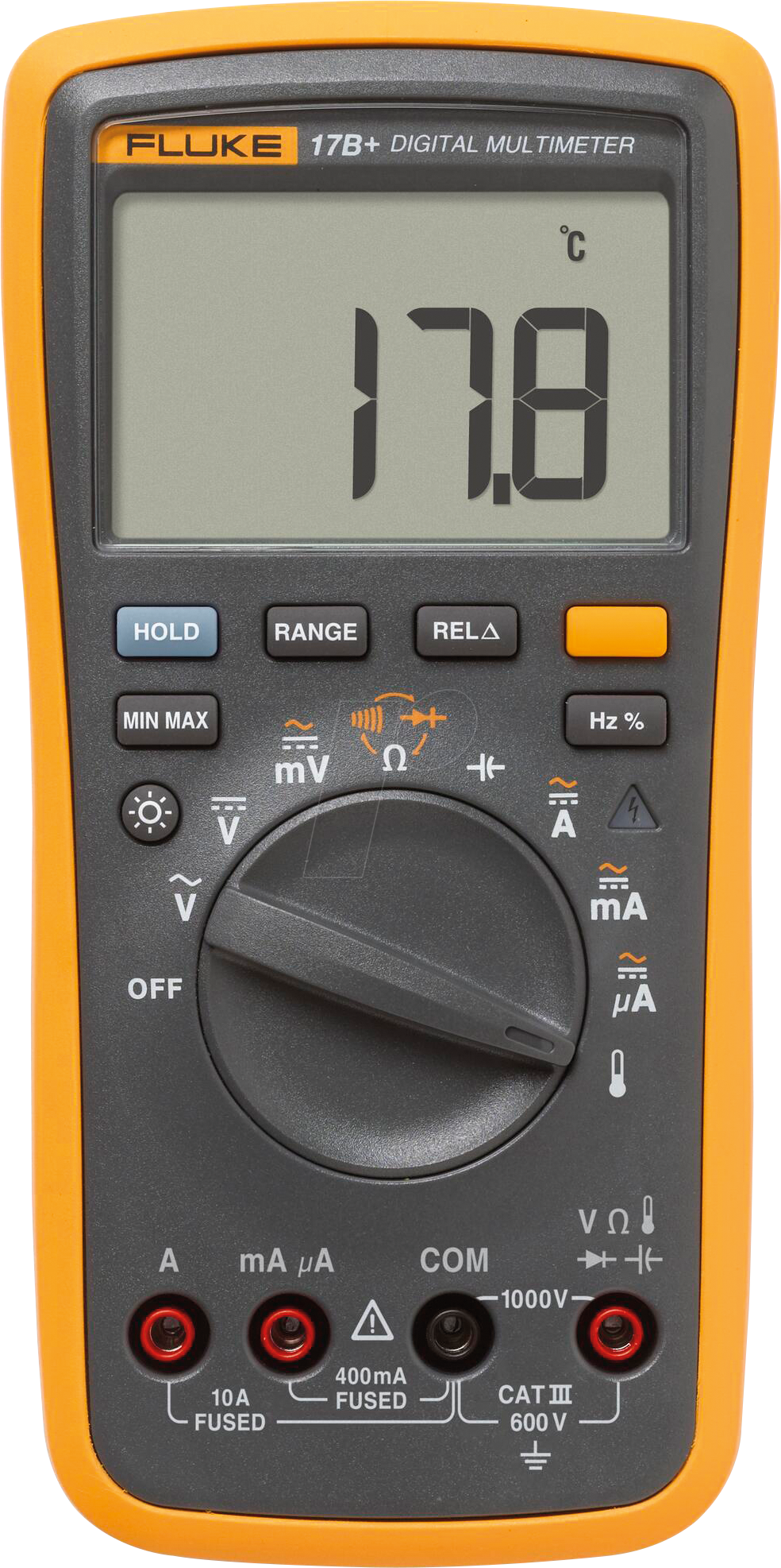 FLUKE 17B+ - Multimeter 17B+, digital, 4000 Counts