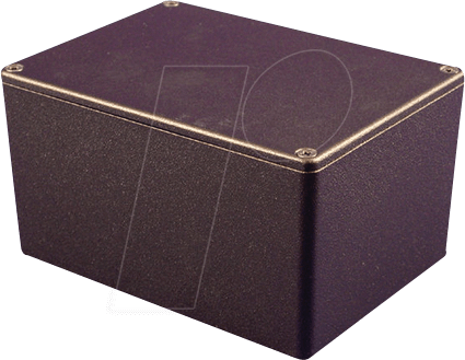 1550JBK - Alugehäuse, 1550 J, 275 x 175 x 65 mm, schwarz