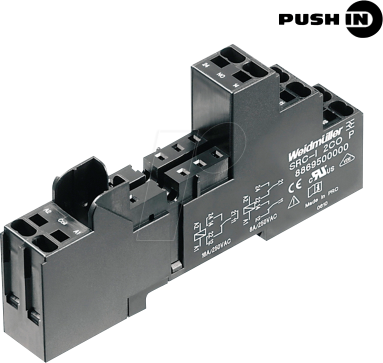 SRC-I 2CO P - Relaissockel RIDERSERIES RCI für 2 Wechsler