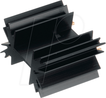 SK 129/38.1 220 - Kühlkörper, 38,1 mm, Alu, 6,5 K/W, TO-220