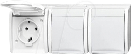 Thumbnail - BJ 2300-3 EW-54 - Schutzkontakt-Steckdose 3-fach