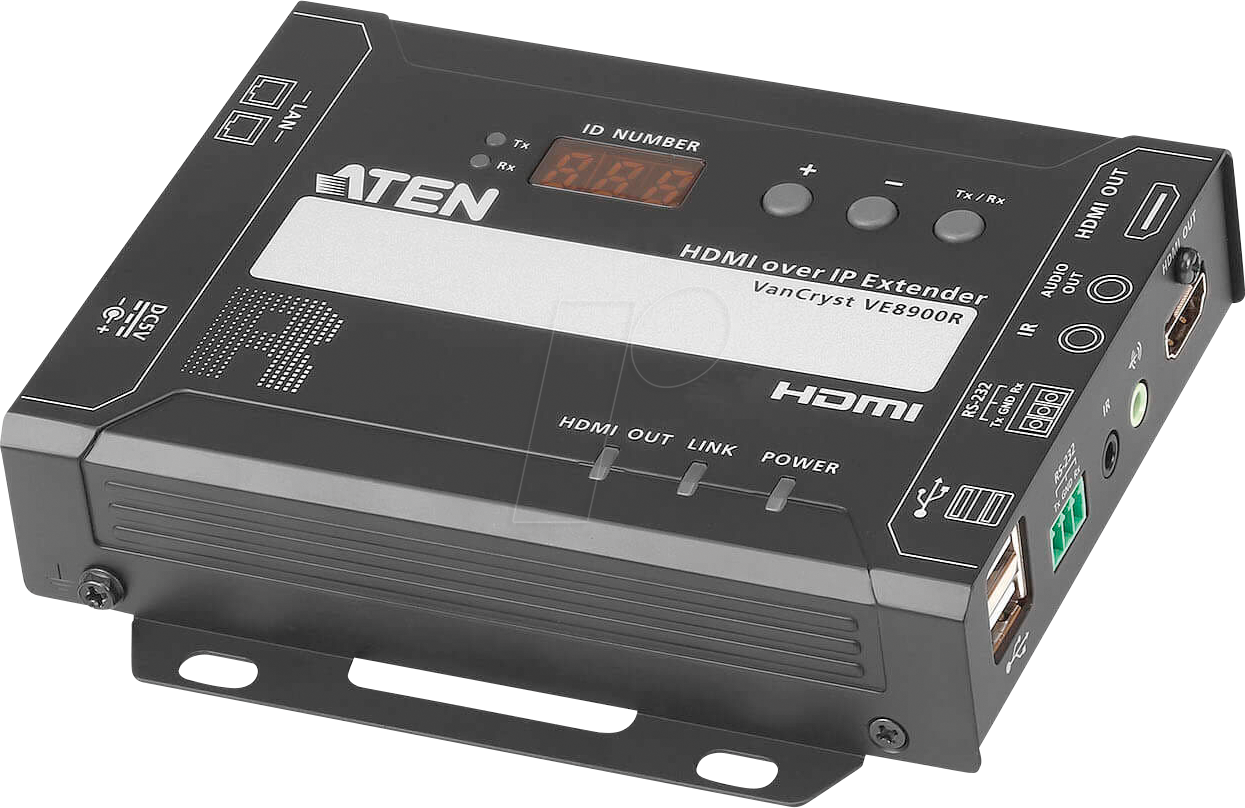 ATEN VE8900R - AV Over IP Empfänger, HDMI, Audio, RS-232, USB