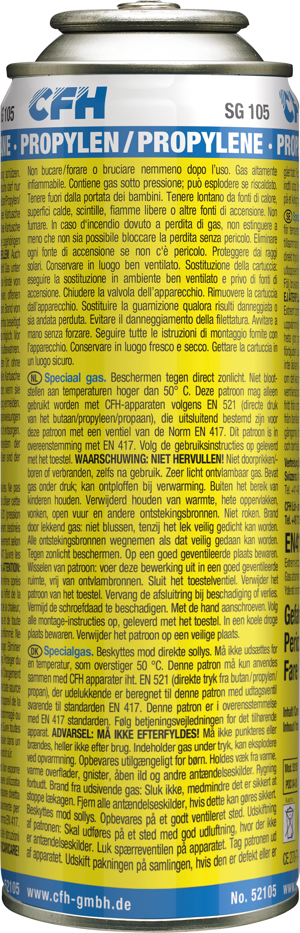 CFH 52105 - Spezial-Gas SG 105, 110 ml