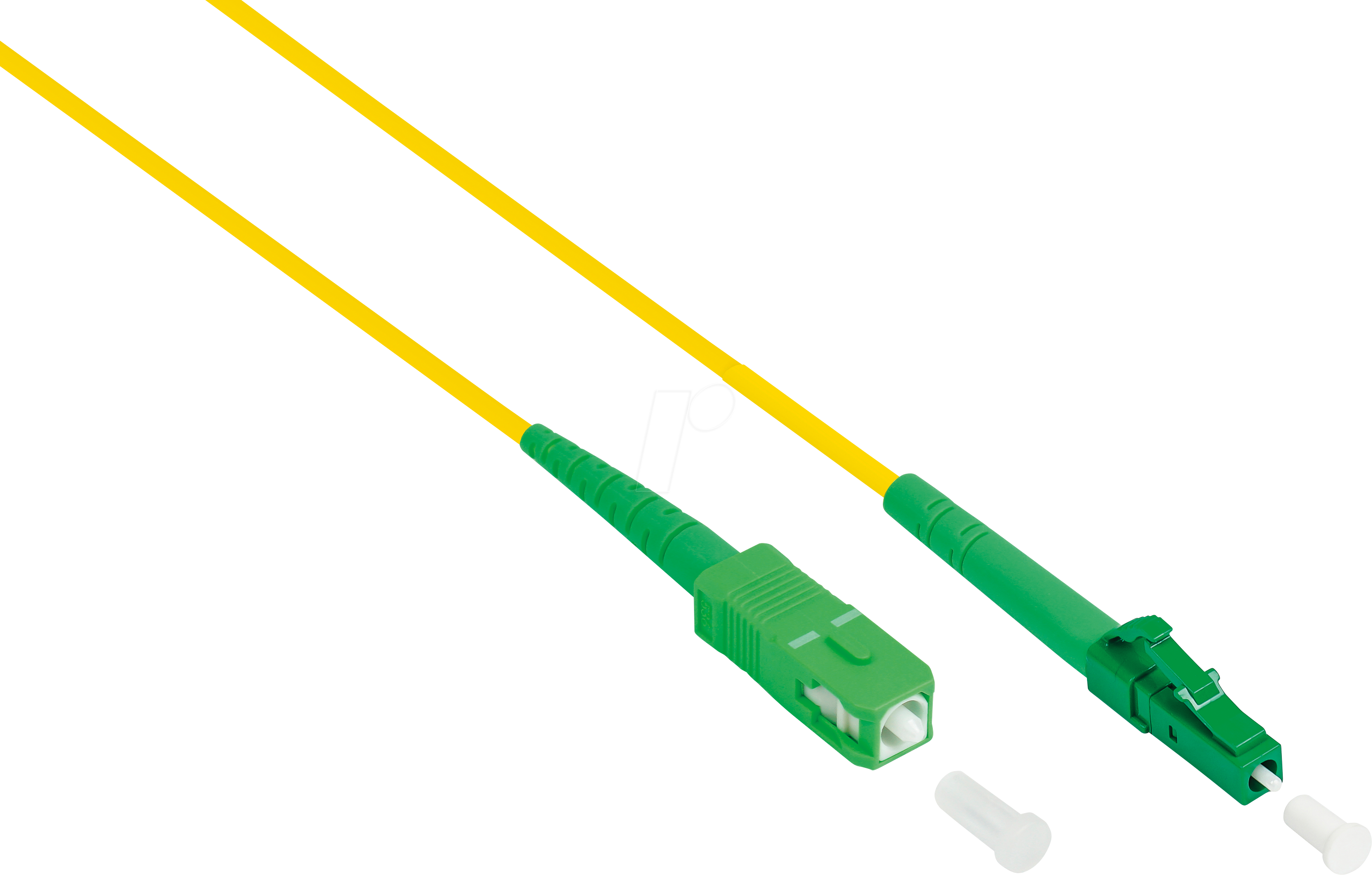 GC LW-S910LASA - Simplex LWL Patchkabel, OS2 SM, 9/125µ, LC (APC) / SC (APC), 10