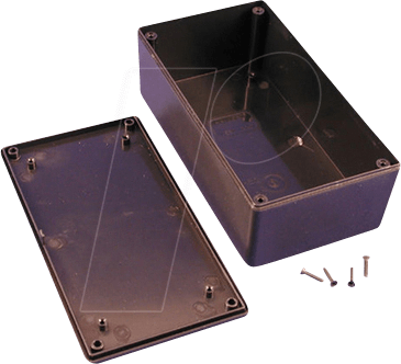 1591XXDSBK - Kunststoffgehäuse, Serie 1591, 82 x 152 x 47 mm, schwarz
