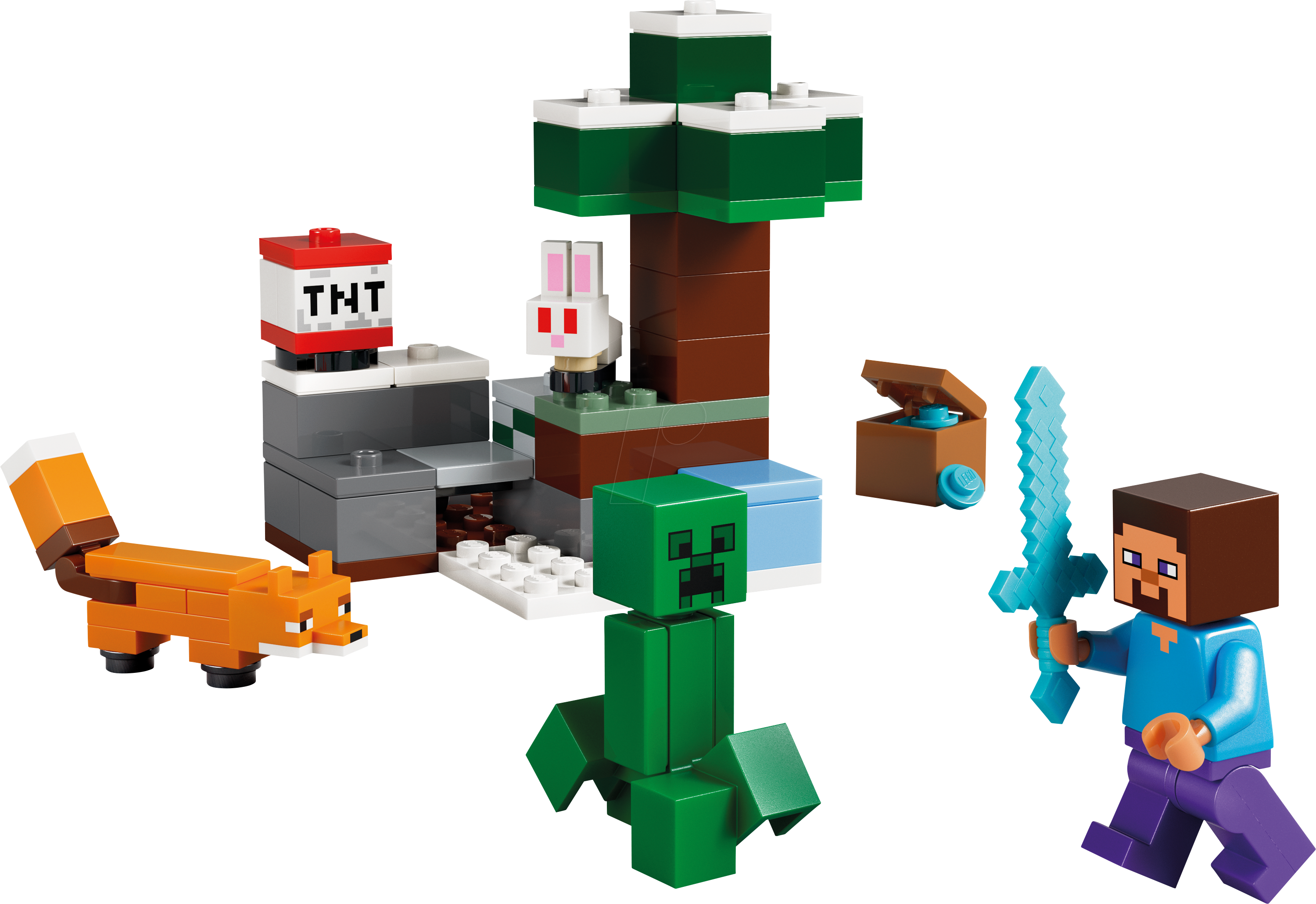 LEGO 21583 - LEGO® Minecraft® - Steves Abenteuer in der Taiga