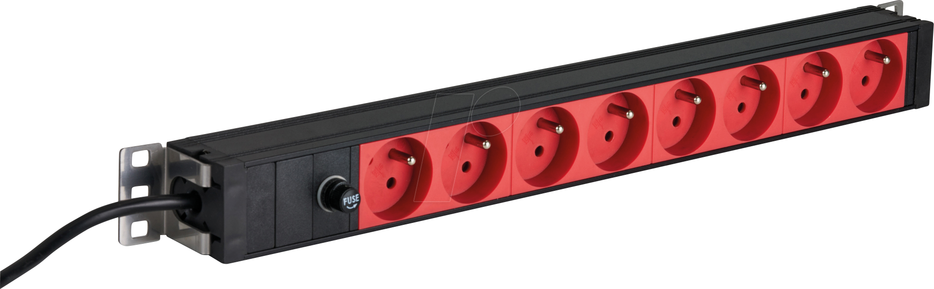 EFB EK631CF.1 - 19'' Steckdosenleiste, 1HE, 8-fach
