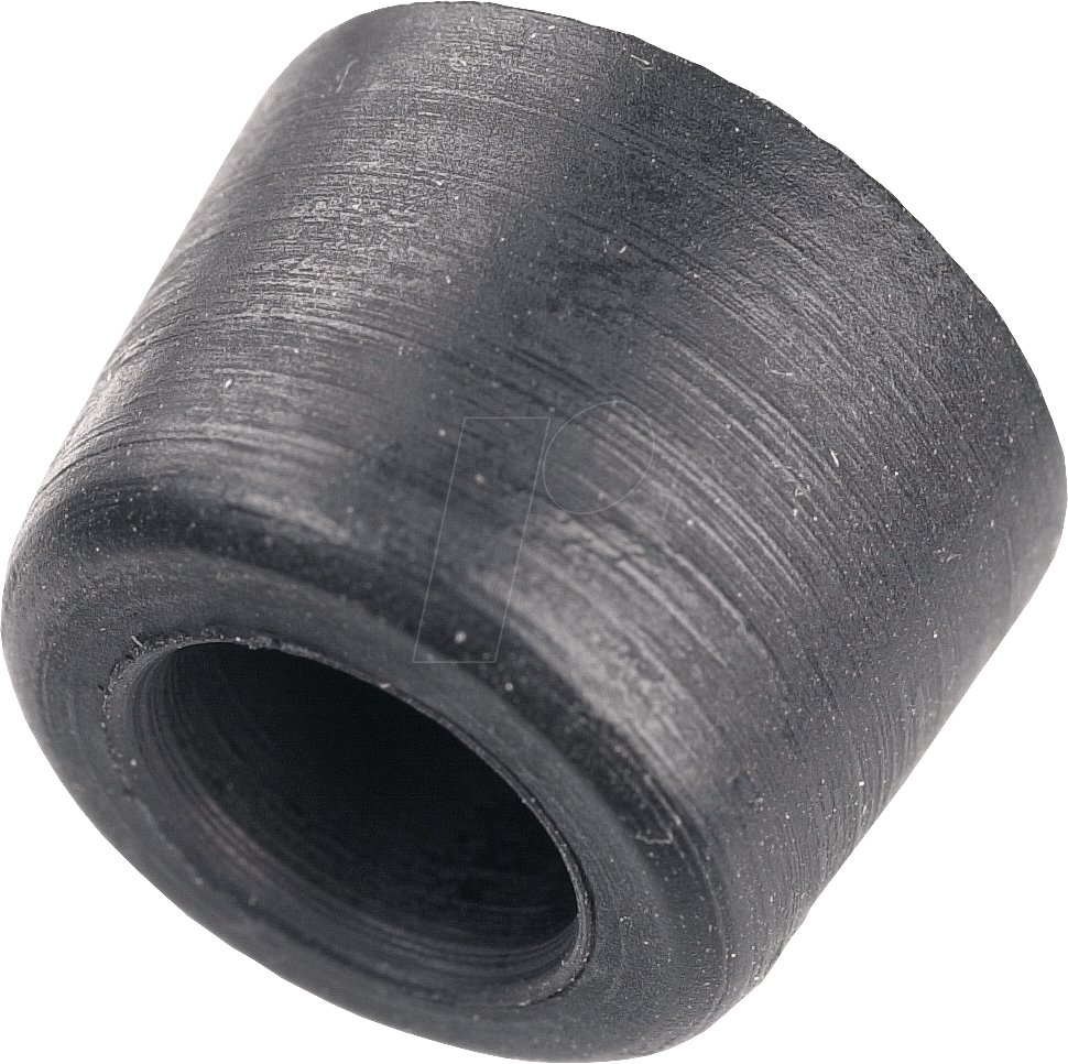 GF 21 - Anschraubpuffer, Ø 13,5 mm, 9,5 mm, schwarz