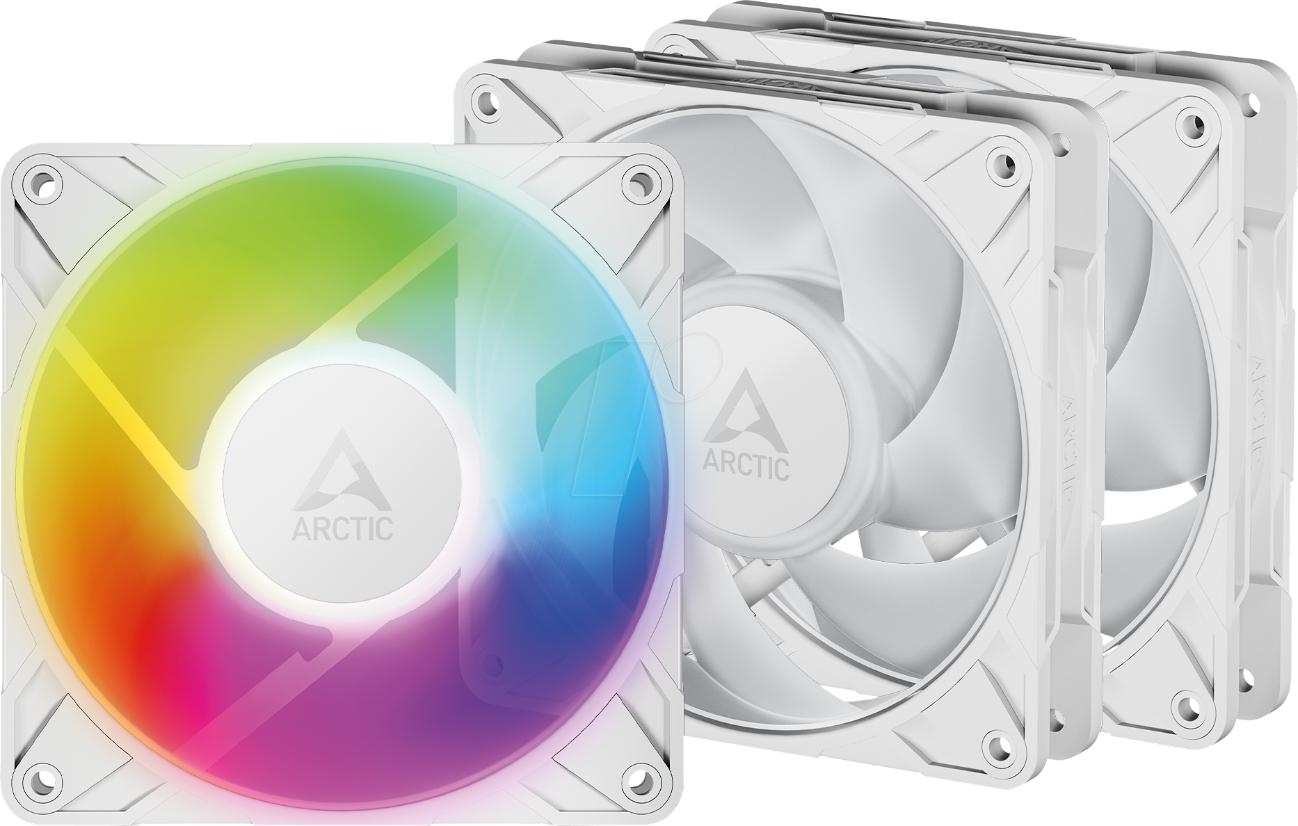 ARCTIC 00683 - ARCTIC Gehäuselüfter P12 Pro A-RGB White, 3er Pack