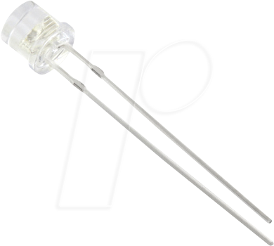 5634W2C-KHD-A - LED 5mm, bedrahtet, weiß, 800 mcd, 90°