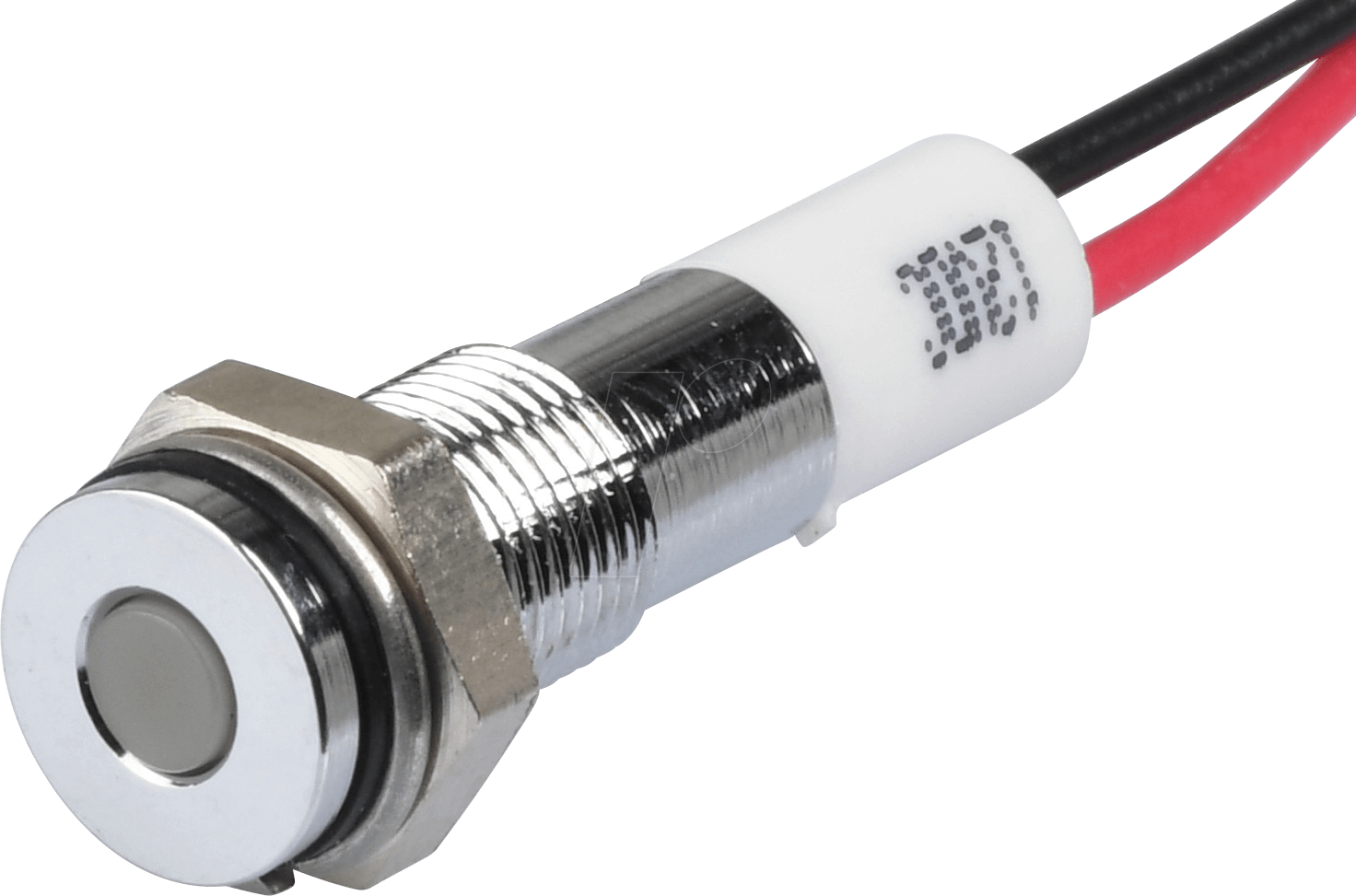 APM Q6F3C W12E - LED-Signalleuchte, weiß, 12 V, Ø 6 mm, bündig, bedrahtet