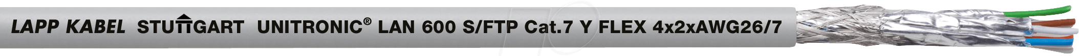 Thumbnail - LAPP 2170634 - UNITRONIC LAN 1000 S/FTP Cat.7 duplex