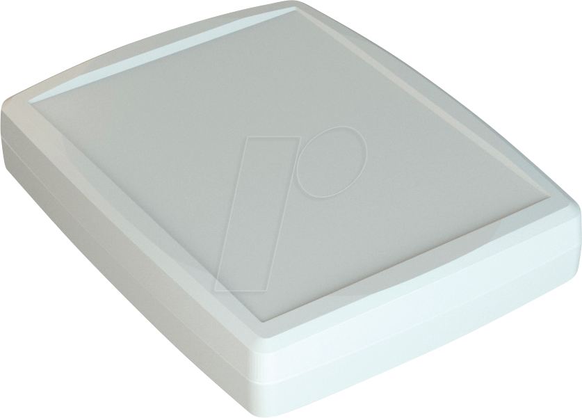 4U34191504027 - Handgehäuse, 185 x 145 x 39 mm, IP65, weiss