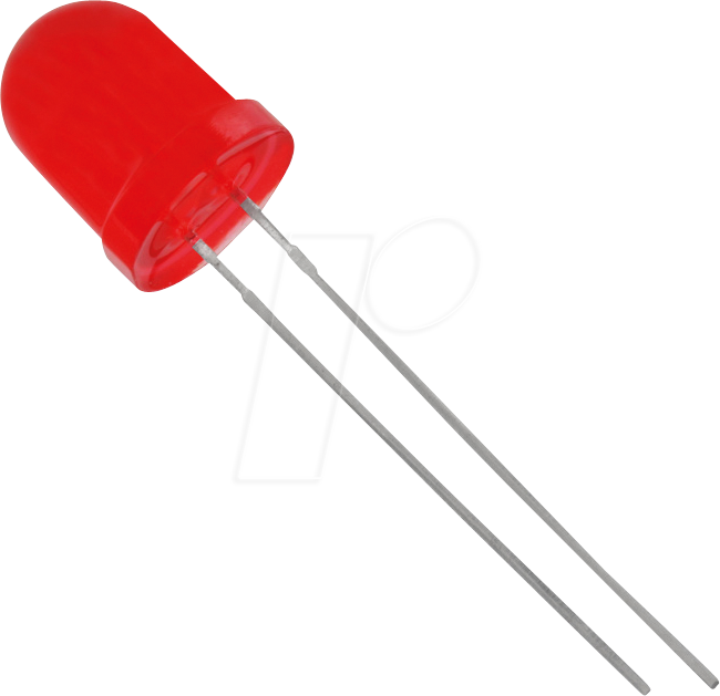 8034R1D-ESA-E - LED 8mm, bedrahtet, rot, 2000 mcd, 40°