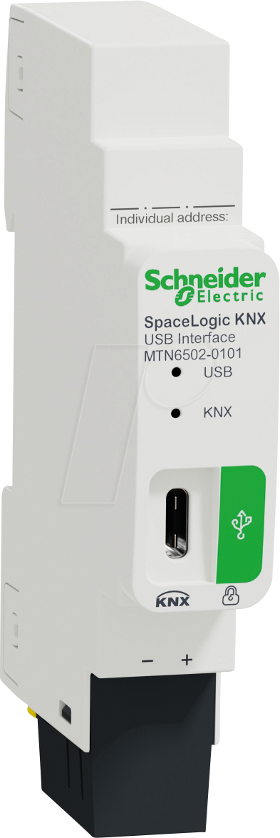 SE MTN6502-0101 - SpaceLogic KNX USB-Schnittstelle DIN-Schiene