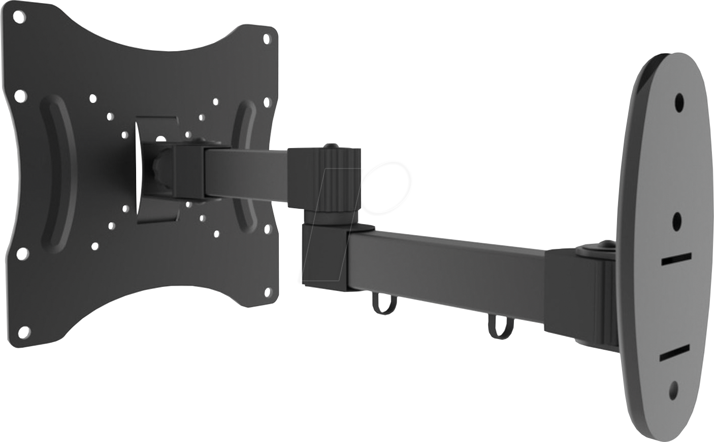 ANK PURE - TV Wandhalterung, neigbar, schwenkbar 17''- 42'', schwarz