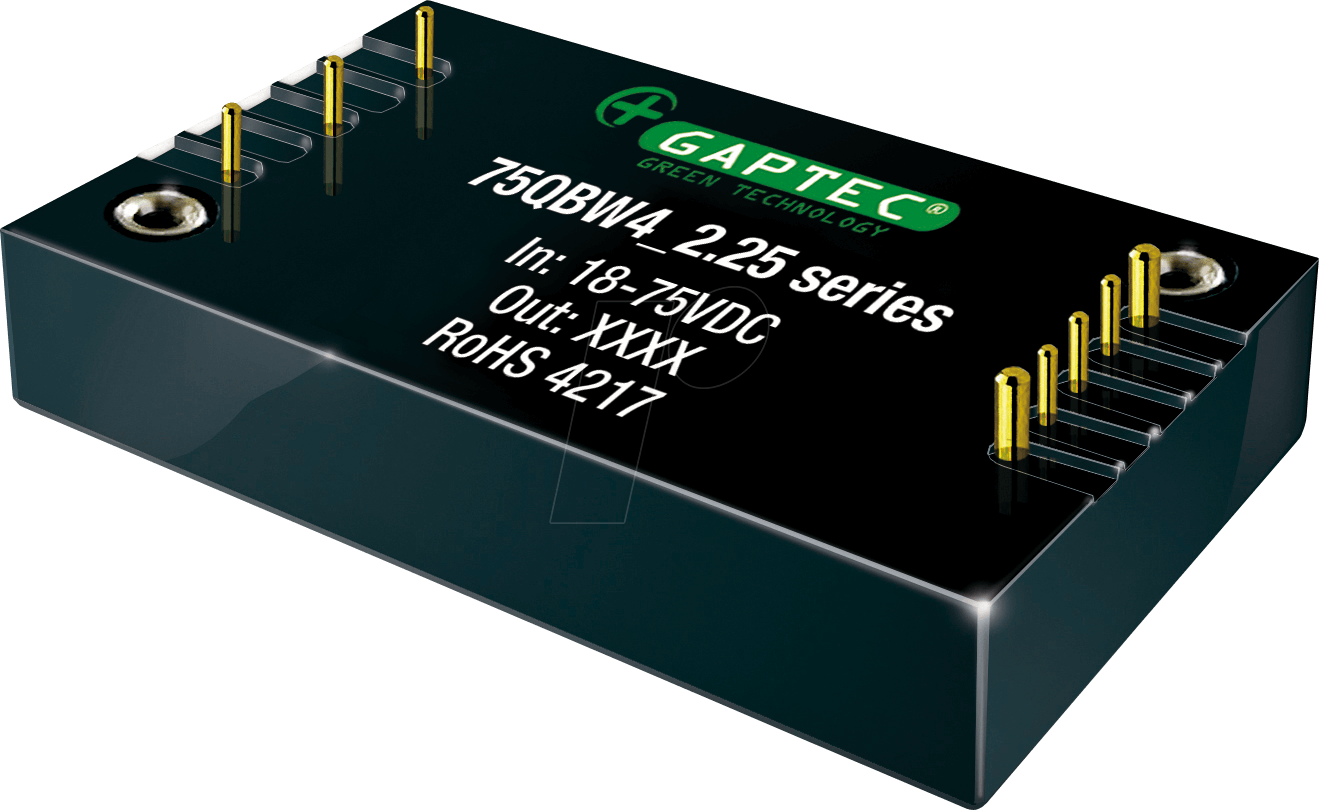 75QBW4_4812S225 - DC/DC-Wandler, 75 W, 12 V, Q-Brick