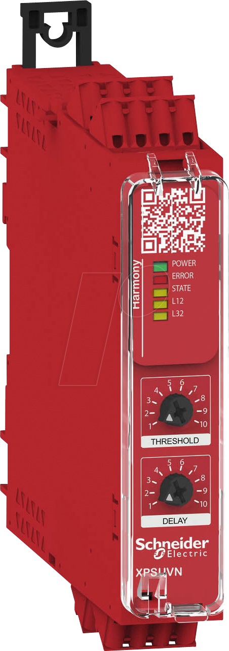 XPSUVN31AC - Stillstandswächter, 1S, Diagnose, 48-240 V AC/DC, Federzug