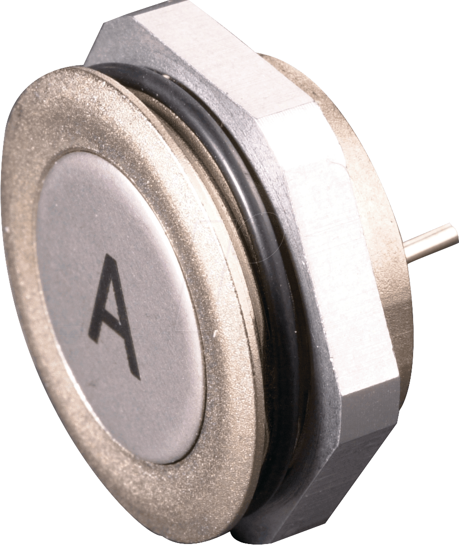 TASTER 2856 GN - AV-Taster, Zinkdruckguss, Schraubanschl., LED gn