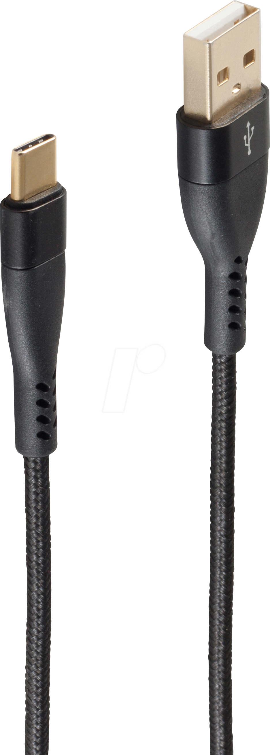 SHVP BS20-71025 - Sync- & Ladekabel, USB-A -> USB-C, 1,0 m schwarz