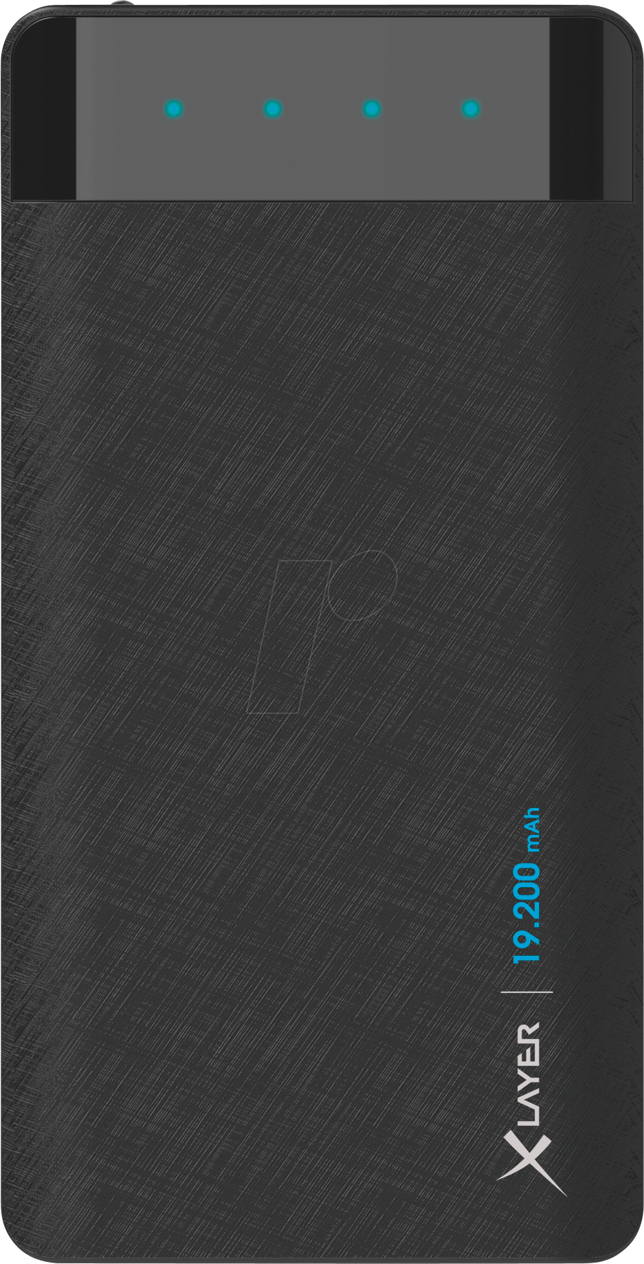 XLAYER 214876 - Powerbank, Li-Ion, 19200 mAh, USB, schwarz