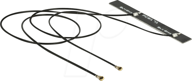 DELOCK 89571 - WLAN Antenne, 2x MHF IV (I-PEX), MXHP32 (HSC) kompatibel