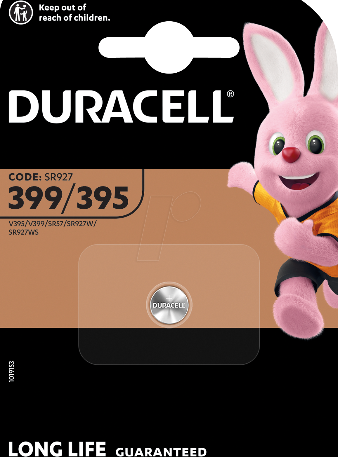 DURA SR571 - Silberoxid-Knopfzelle, 395/399, SR57, 1,5 V, 1er-Pack