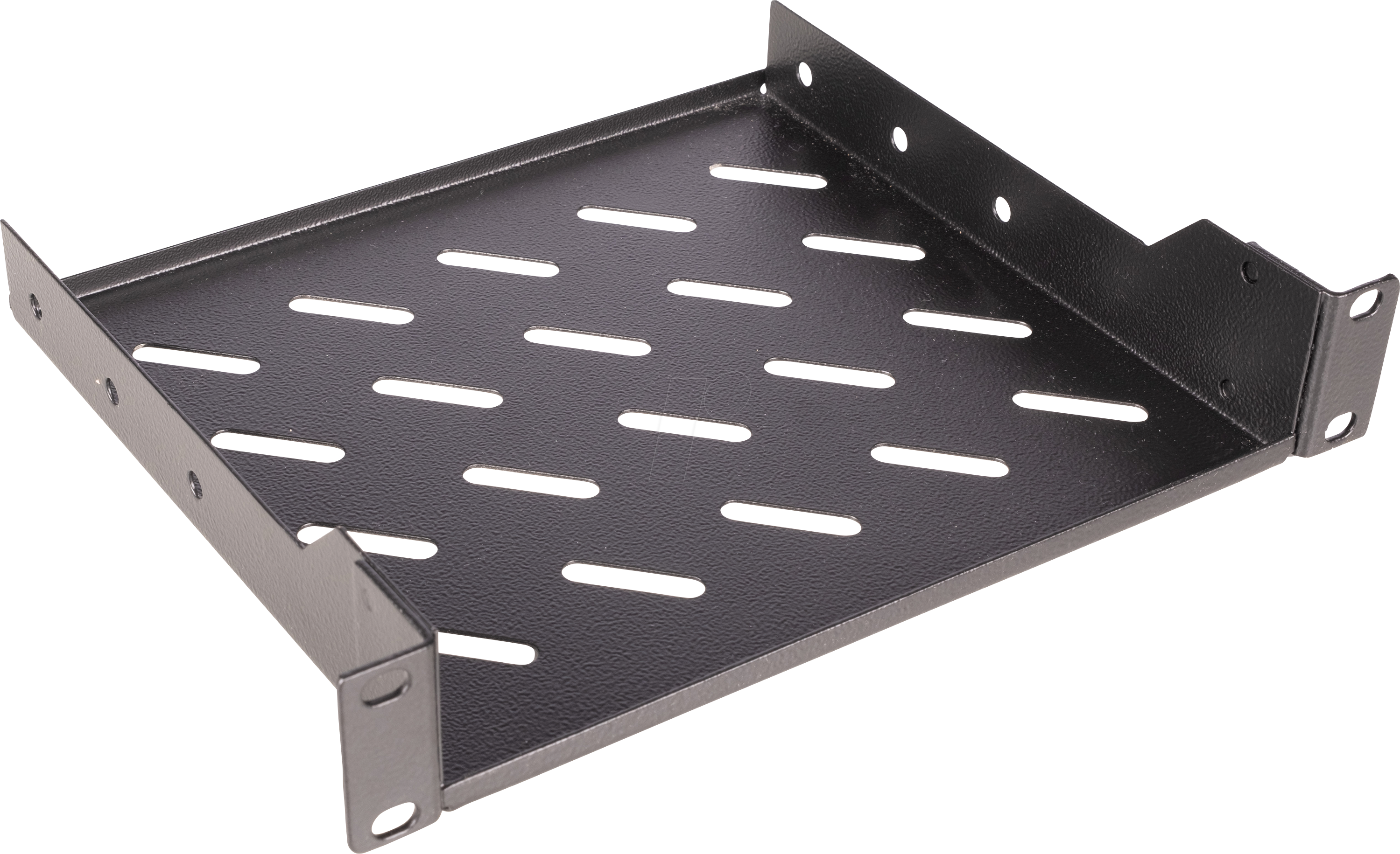 EQUIP EZFS10120B - 10'' Fachboden, 1 HE, 200 mm, schwarz