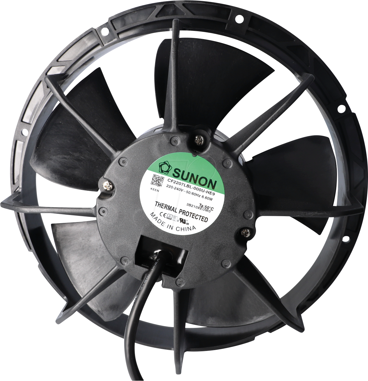 CF2207LBL-000U-H - Lüfter, 230VAC EC, 250x77,7mm