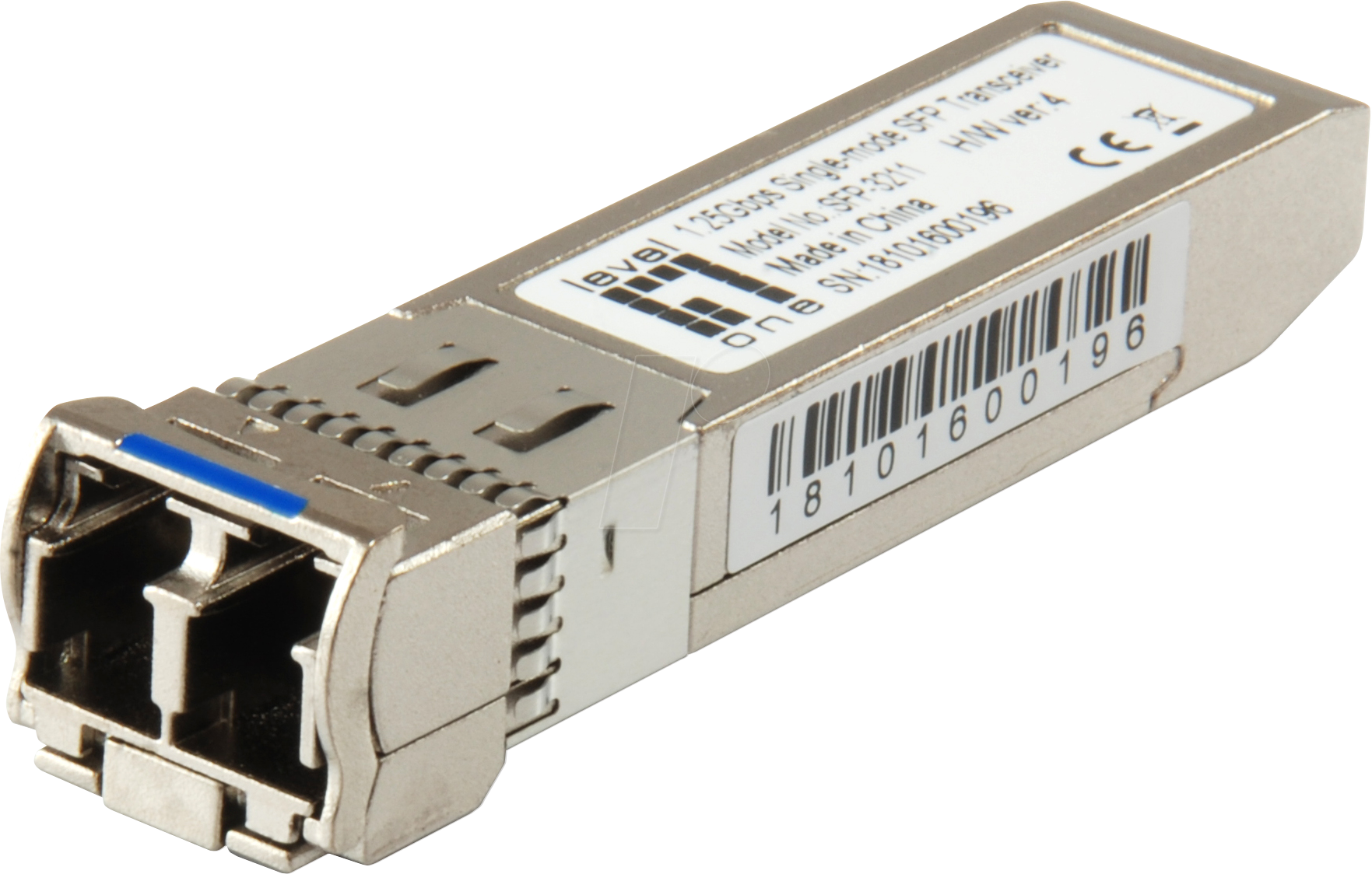 LEVELONE SFP3211 - Mini GBIC, 1000Base-LX, LC-Duplex SM, 20 km
