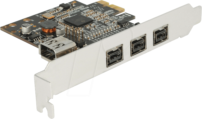 DELOCK 89864 - Delock PCIe Karte > 3x extern FireWire B + intern FireWire A