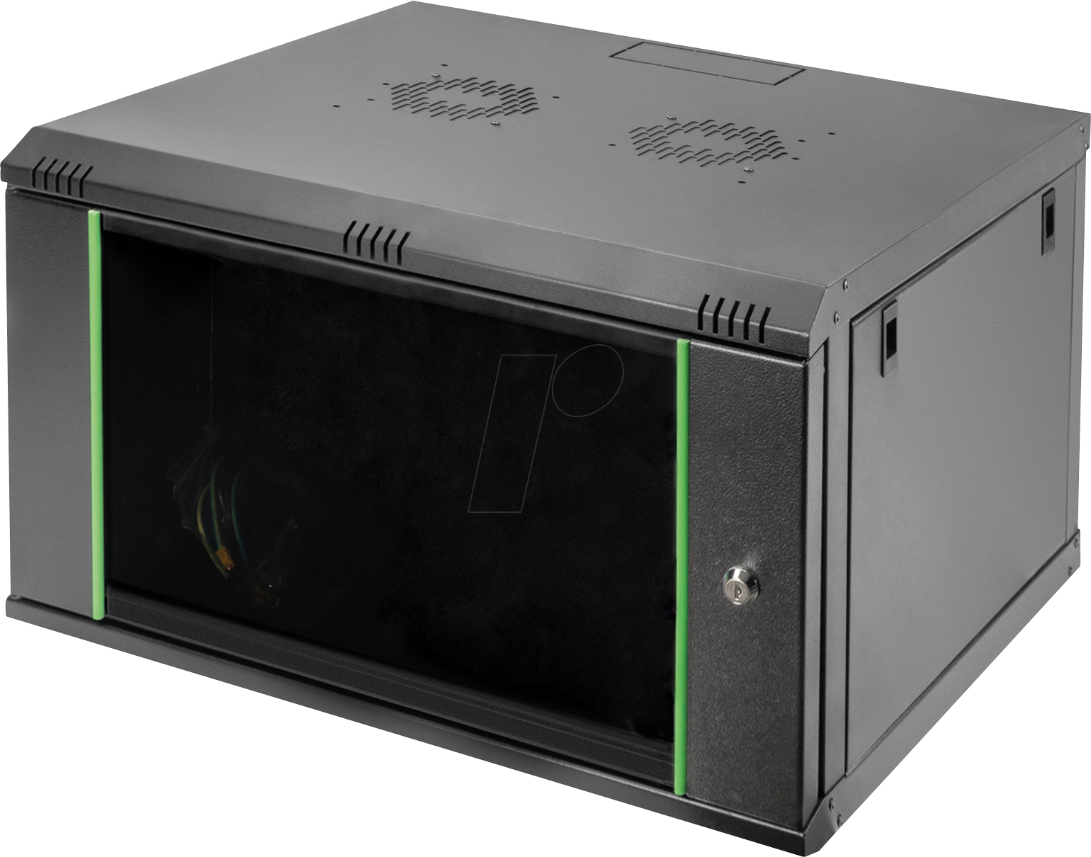 DIGI 1907U66ECSW - 19'' Wandgehäuse, 7HE, 600mm Tiefe, schwarz