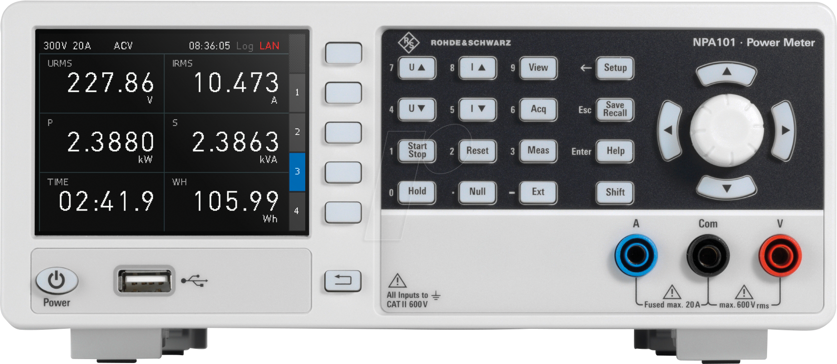 NPA101 - Leistungsmesser, NPA 101, DC bis 20 kHz