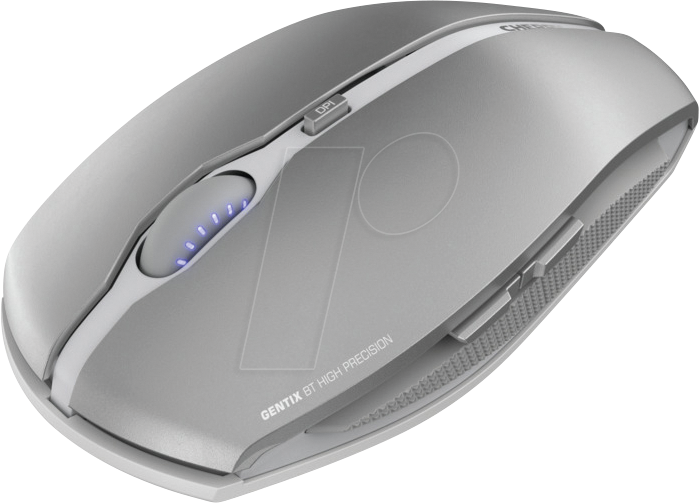 CHERRY JW-7500SI - Maus (Mouse), Bluetooth, GENTIX BT, silber
