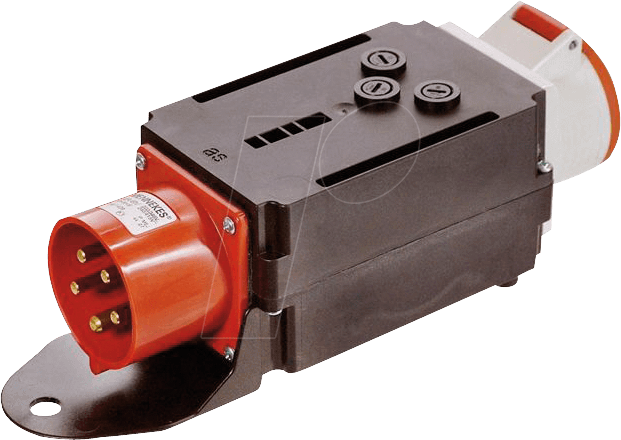 CEE-VERT 13-3S - CEE-Verteiler, 1 Stecker/1 Dose/3G-Sicherung